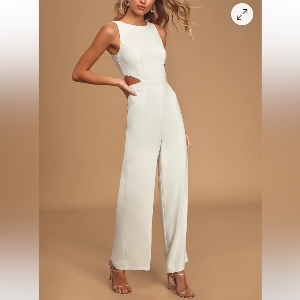 Lulu’s White Jumpsuit